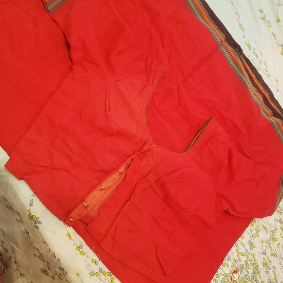 Traditional bengali saree with blouse full cotton - Picture 12 of 15